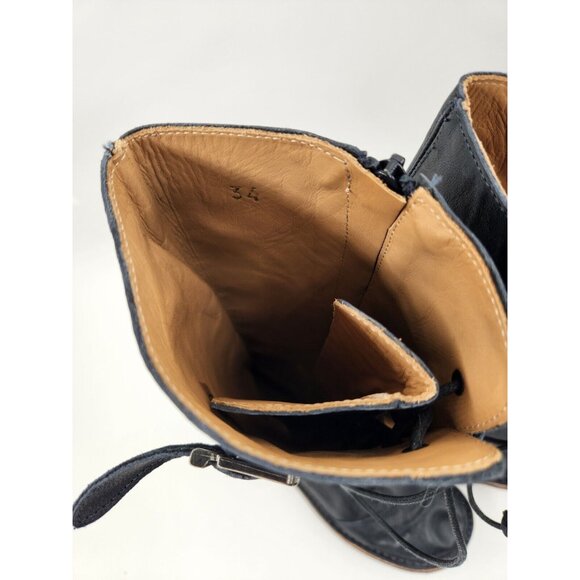 Patrizia PePe boots Blue EU 34 US 4 - Picture 7 of 11